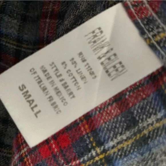 Frank And Eileen Shirt Women’s Barry Plaid Button Up Long Sleeve - Picture 4 of 4